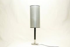 Striped acrylic Lamp with Staneless Steel Base