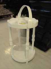 SIDE TABLES DUCO WHITE W/ HANDLE