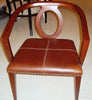 accent chair with curving